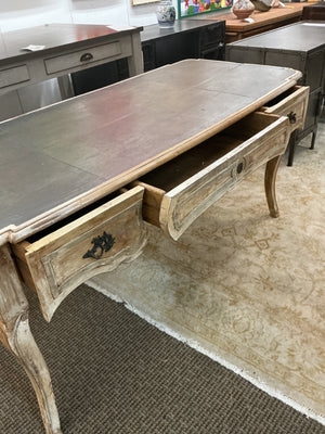 French Country Distressed Writing Desk 86x29x30