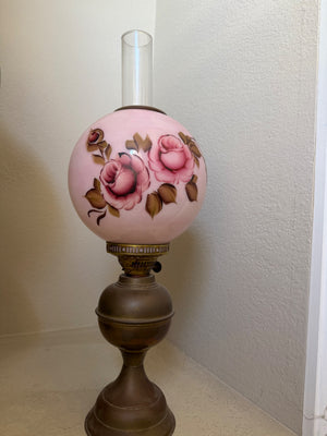 Antique Oil Lamp, 2 ft x 8 in