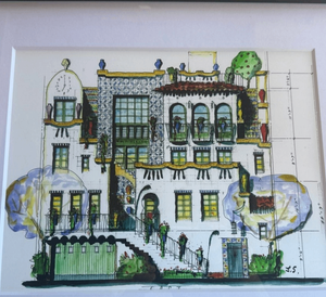 Jeff Shelton 'El Jardin' Signed Framed Giclée Print, 16 x 20