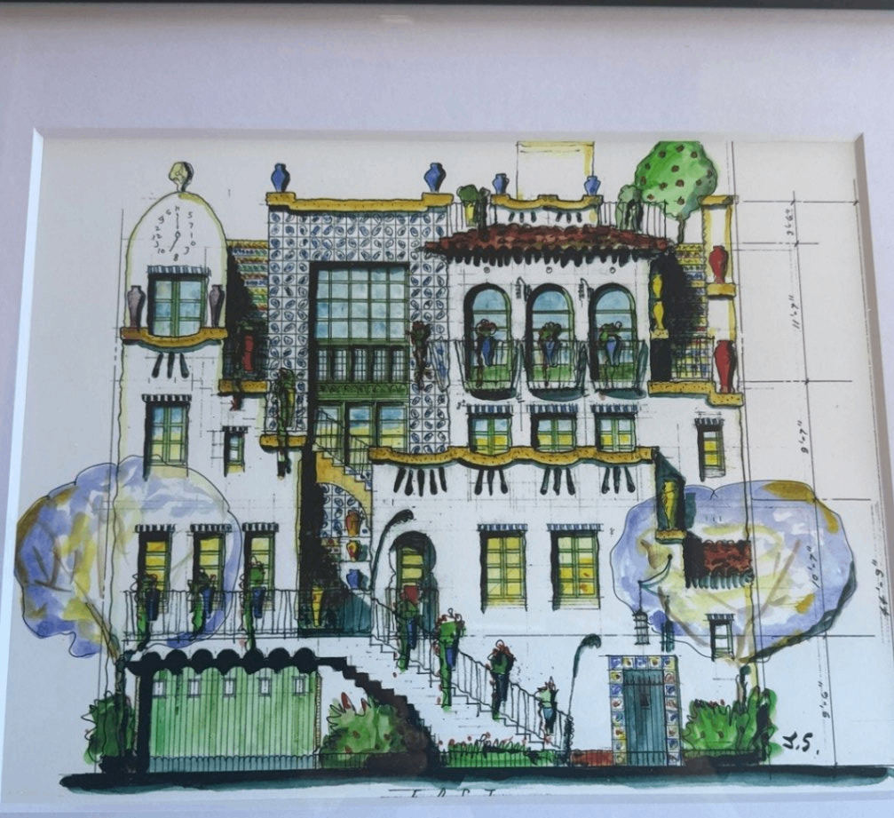 Jeff Shelton 'El Jardin' Signed Framed Giclée Print, 16 x 20