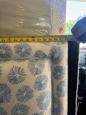 Matching Twin Headboards with Custom Schumacher Fabric,  (each)42” x 52”