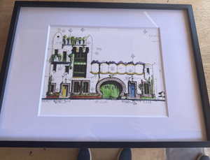 Jeff Shelton 'El Zapato' Signed Framed Giclée Print, 12 x 16