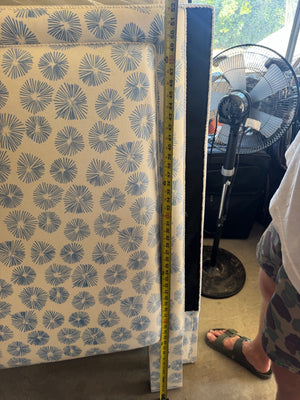 Matching Twin Headboards with Custom Schumacher Fabric,  (each)42” x 52”