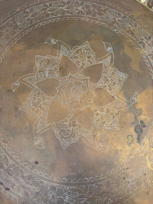 Brass Tray 24 1/4 “ round