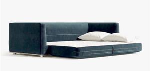 Living Spaces Nestle Queen Sleeper Sofa 98"W x 49"D x 37"H 