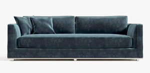 Living Spaces Nestle Queen Sleeper Sofa 98"W x 49"D x 37"H 