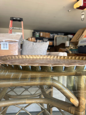 Brass Tray 24 1/4 “ round