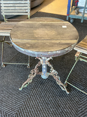 Wrought Iron Garden Table + 2 Chairs