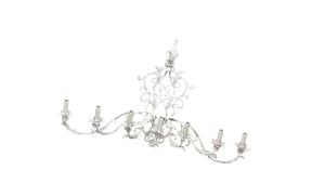 Vintage White 7 Light Wall Sconce
