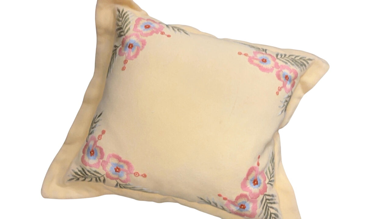 Yellow Flower Pillow