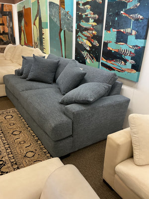 Living Spaces Nestle Queen Sleeper Sofa 98"W x 49"D x 37"H