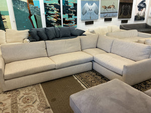 Arhaus Like New Kipton 2 Piece  Sectional Sofa