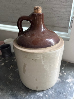 Stoneware Whiskey Jug