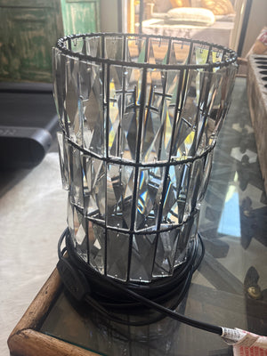 Pottery Barn Black finish Glass and Metal 10.5” x 6