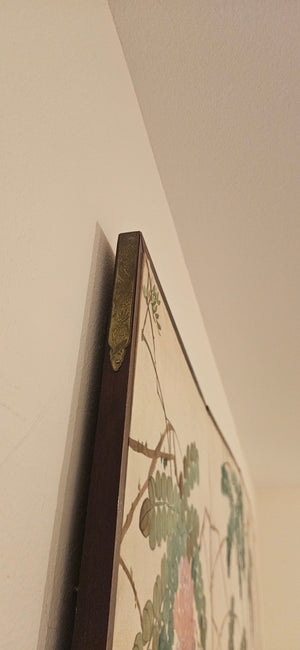 Green Oasis China 4 Panel Folding Screen 64x72