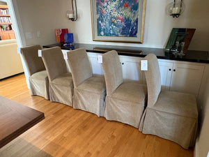 10 Fully Upholstered Parsons-Style Dining Chairs (set of 10)