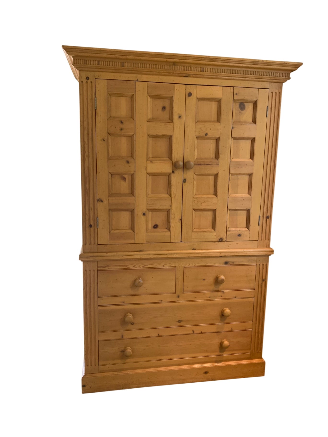 J P Milligan Solid Pine Cabinet 82x28x54
