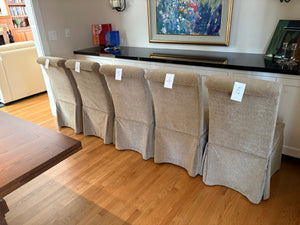 10 Fully Upholstered Parsons-Style Dining Chairs (set of 10)