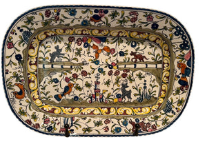 Williams Sonoma Nazari Porcelain Tray, 23.5 in x 15.5 in x 2.5 in