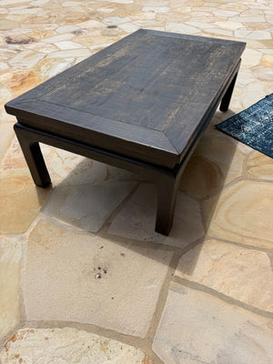 Michael Smith Distressed Espresso Brown Oak Wood