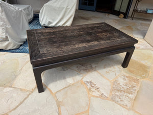 Michael Smith Distressed Espresso Brown Oak Wood