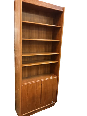Danish Teak Bookcase 79x 33x11