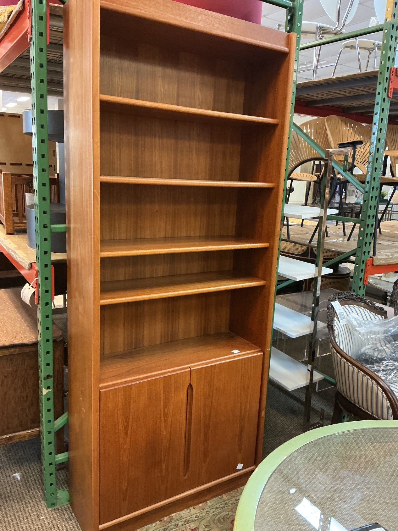 Danish Teak Bookcase 79x 33x11