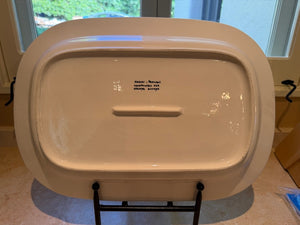 Williams Sonoma Nazari Porcelain Tray, 23.5 in x 15.5 in x 2.5 in