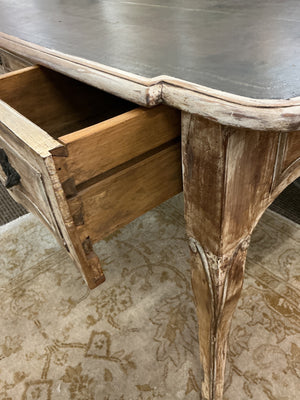 French Country Distressed Writing Desk 86x29x30