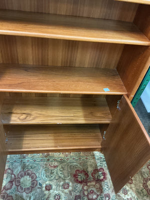 Danish Teak Bookcase 79x 33x11