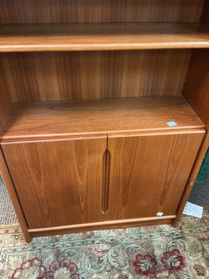 Danish Teak Bookcase 79x 33x11