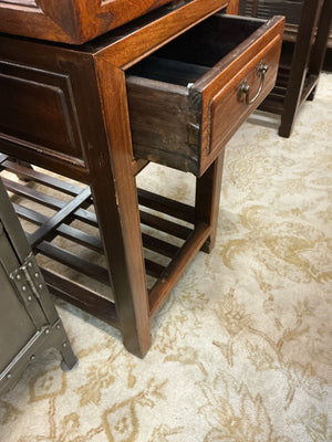 Chinese Hardwood Modular Partner Desk,56 7/8 X 29 1/4 X 32 1/2 high