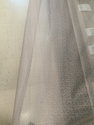 Sheer Brown Curtains PAIR L102" x  W66"