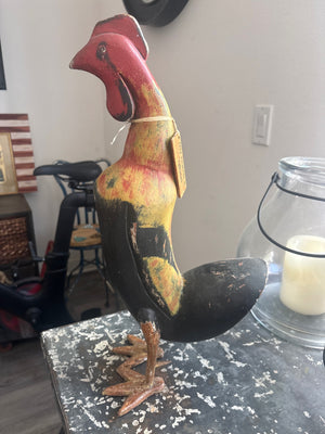 Wooden Vintage Looking Chicken