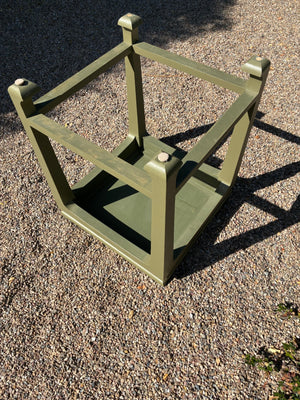 Asian Ming Square Sage Green Side Table (EACH) 24x24x29 H