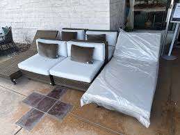 Janus et Cie Boxwood Collection Chase Lounge (Pair) Only 1 Cusion