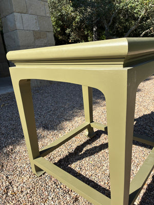 Asian Ming Square Sage Green Side Table (EACH) 24x24x29 H