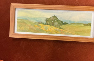 Landscape Watercolor by Eleanor E. Duncker (American, b. 1936) — 11" x 4"