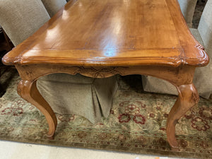 Custom  French Provincial Louis XV-Style Dining Table102x42x30