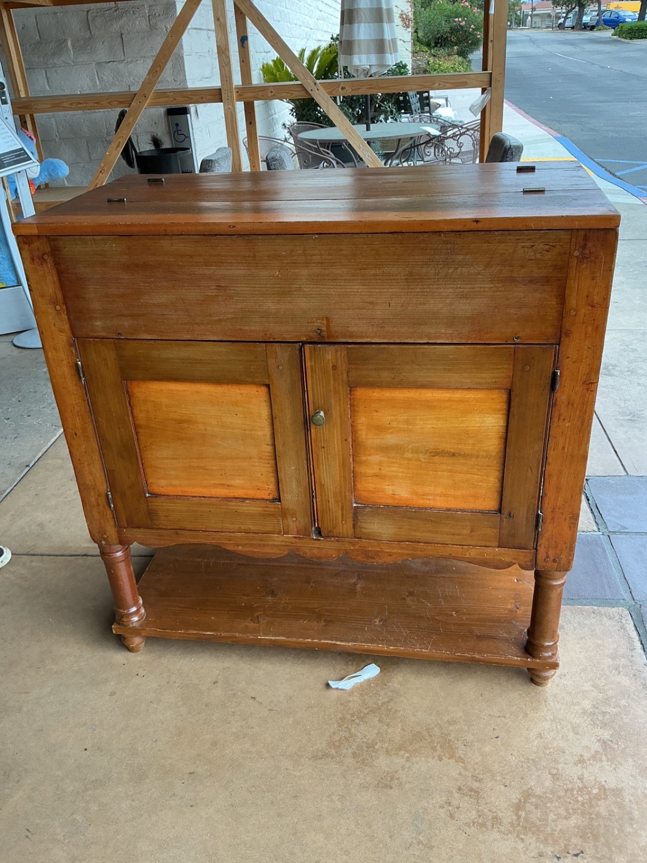 Dry Sink Two Doors Cabinet with Lift-Top Storage  43 x 42 x 21