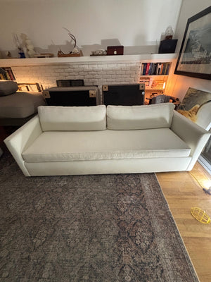 2 matching West elm Alabaster linen performance fabric