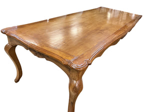Custom  French Provincial Louis XV-Style Dining Table102x42x30