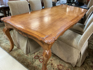 Custom  French Provincial Louis XV-Style Dining Table102x42x30
