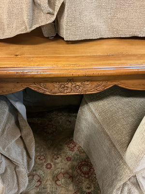 Custom  French Provincial Louis XV-Style Dining Table102x42x30