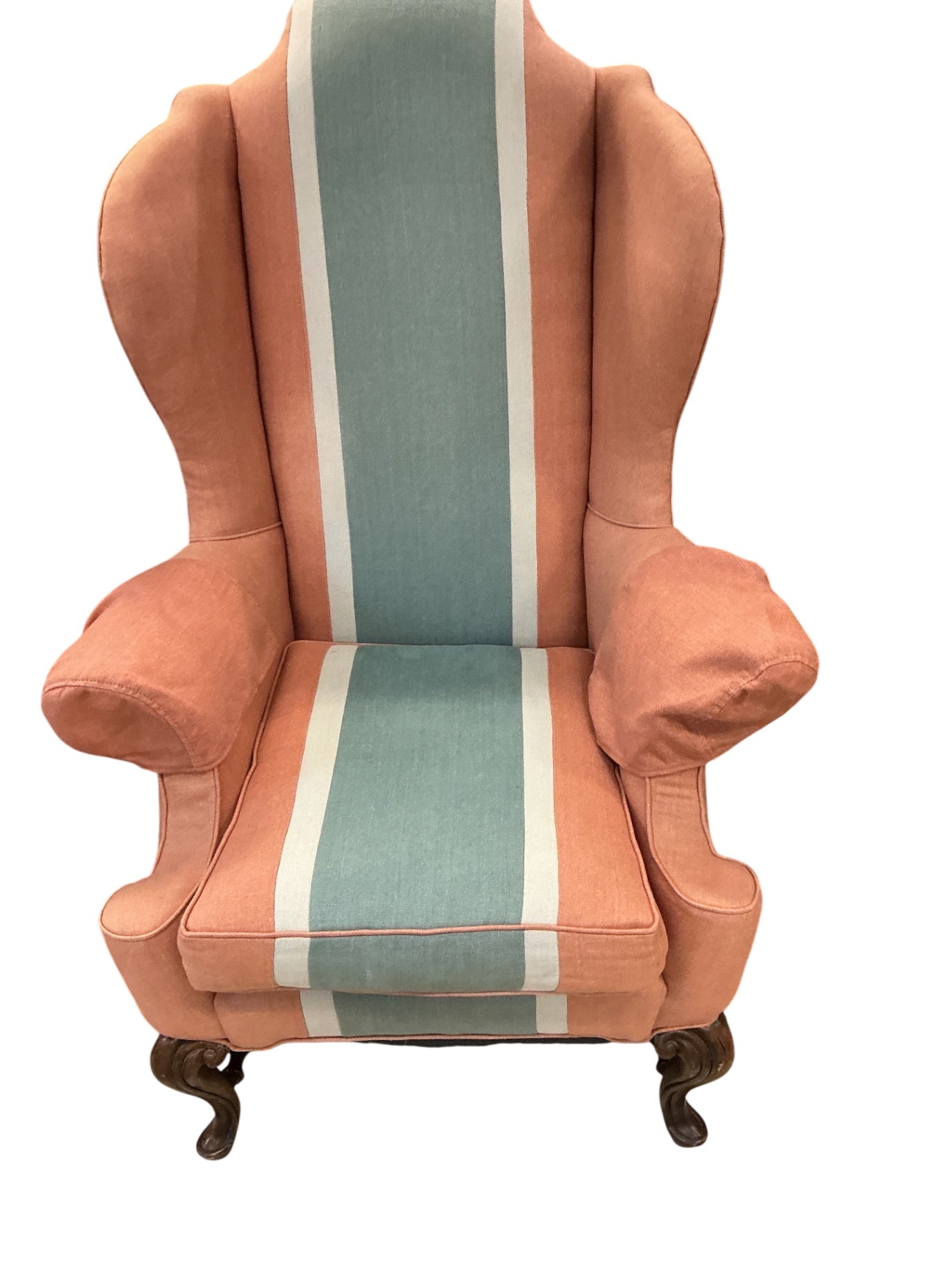 Queen Anne Style Wingback Accent Chair  (EACH)