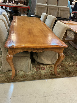 Custom  French Provincial Louis XV-Style Dining Table102x42x30
