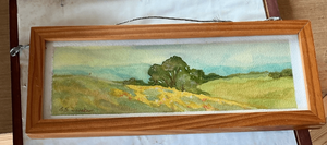 Landscape Watercolor by Eleanor E. Duncker (American, b. 1936) — 11" x 4"