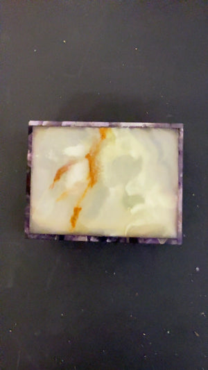 Small stone trinket box