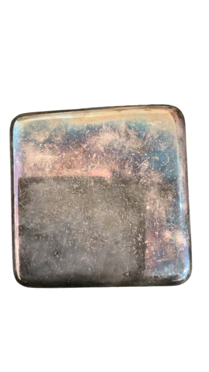Tiffany & Co. Vintage Silver-Plated Executive Trinket Box with Engraved NBC Logo