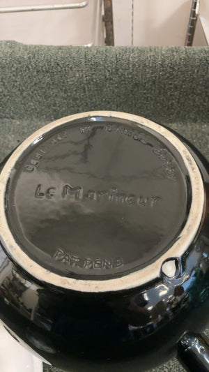 Vintage Le Marteau Ceramic Warming/Melting Pot Designed by Daniel Busby (1970s)